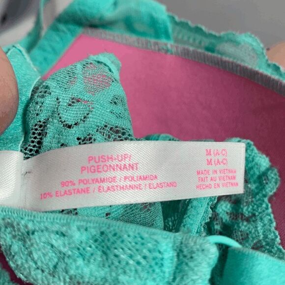 PINK Victoria's Secret Push Up Racerback Bra M (A-C) - Picture 6 of 7